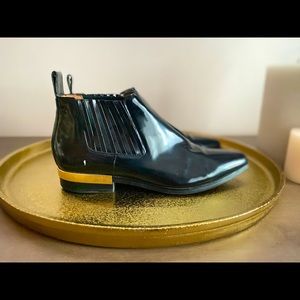 Black Pointed Toe Booties Designed by Zara